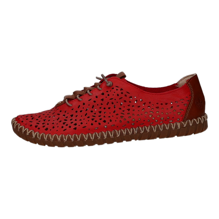 Rieker Slipper/Kletthalbschuh luftdurchlässig (durchbrochenes/geflochtenes Obermaterial) - SchuhEggers.de