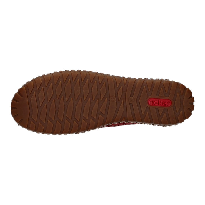 Rieker Slipper/Kletthalbschuh luftdurchlässig (durchbrochenes/geflochtenes Obermaterial) - SchuhEggers.de