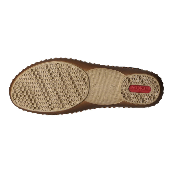 Rieker Slipper/Kletthalbschuh luftdurchlässig (durchbrochenes/geflochtenes Obermaterial) - SchuhEggers.de
