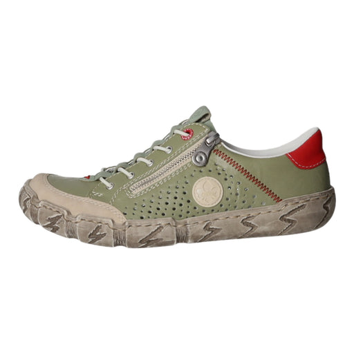 Rieker Slipper/Kletthalbschuh luftdurchlässig (durchbrochenes/geflochtenes Obermaterial) - SchuhEggers.de