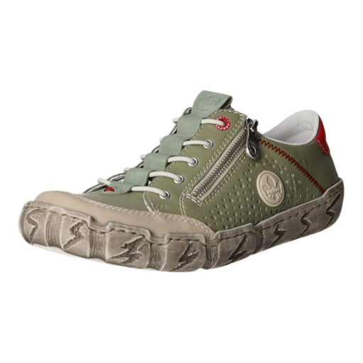 Rieker Slipper/Kletthalbschuh luftdurchlässig (durchbrochenes/geflochtenes Obermaterial) - SchuhEggers.de