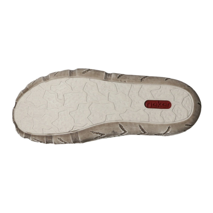 Rieker Slipper/Kletthalbschuh luftdurchlässig (durchbrochenes/geflochtenes Obermaterial) - SchuhEggers.de