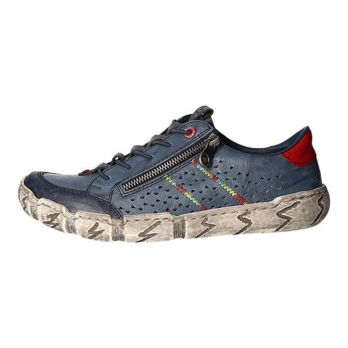Rieker Slipper/Kletthalbschuh luftdurchlässig (durchbrochenes/geflochtenes Obermaterial) - SchuhEggers.de