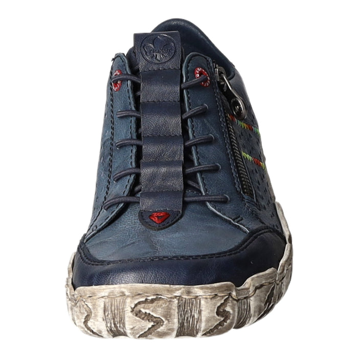 Rieker Slipper/Kletthalbschuh luftdurchlässig (durchbrochenes/geflochtenes Obermaterial) - SchuhEggers.de