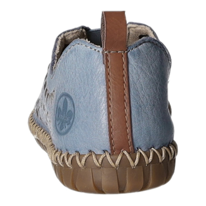 Rieker Slipper/Kletthalbschuh luftdurchlässig (durchbrochenes/geflochtenes Obermaterial) - SchuhEggers.de