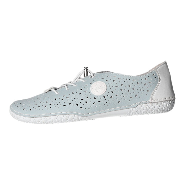Rieker Slipper/Kletthalbschuh luftdurchlässig (durchbrochenes/geflochtenes Obermaterial) - SchuhEggers.de