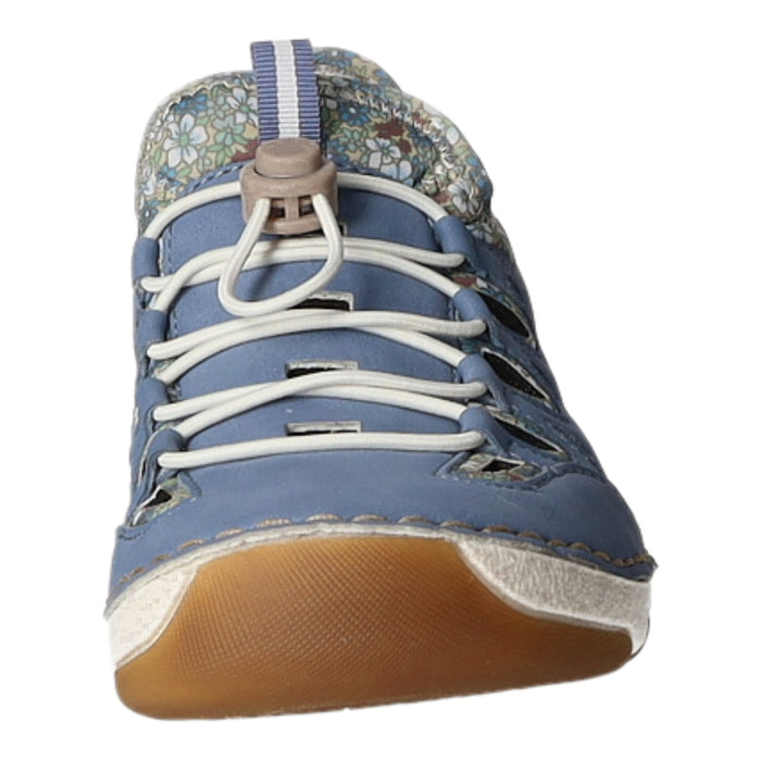 Rieker Slipper/Kletthalbschuh luftdurchlässig (durchbrochenes/geflochtenes Obermaterial) - SchuhEggers.de