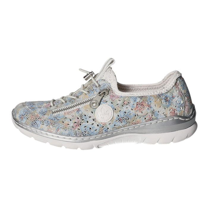 Rieker Slipper/Kletthalbschuh luftdurchlässig (durchbrochenes/geflochtenes Obermaterial) - SchuhEggers.de
