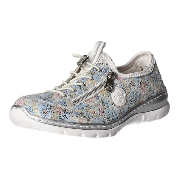 Rieker Slipper/Kletthalbschuh luftdurchlässig (durchbrochenes/geflochtenes Obermaterial) - SchuhEggers.de