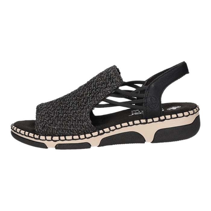 Rieker Sportliche Sandalette bis 30mm Sohlenhöhe - SchuhEggers.de