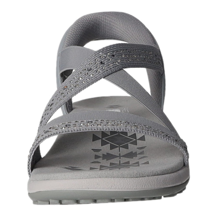 Skechers Sportliche Sandalette bis 30mm Sohlenhöhe REGGAE SLIM-SUMMER SPARKLE - SchuhEggers.de
