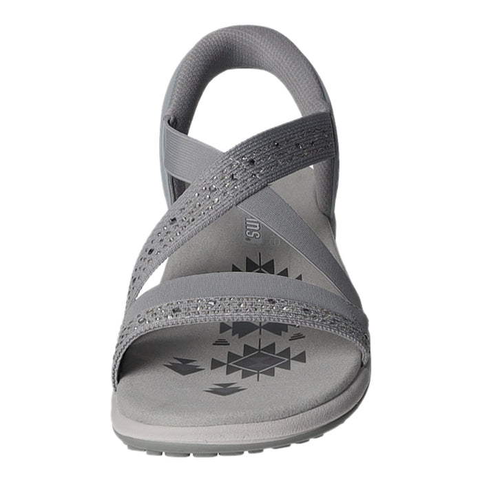 Skechers Sportliche Sandalette bis 30mm Sohlenhöhe REGGAE SLIM-SUMMER SPARKLE - SchuhEggers.de