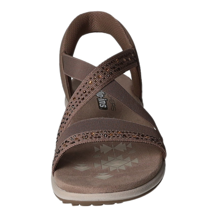 Skechers Sportliche Sandalette bis 30mm Sohlenhöhe REGGAE SLIM-SUMMER SPARKLE - SchuhEggers.de