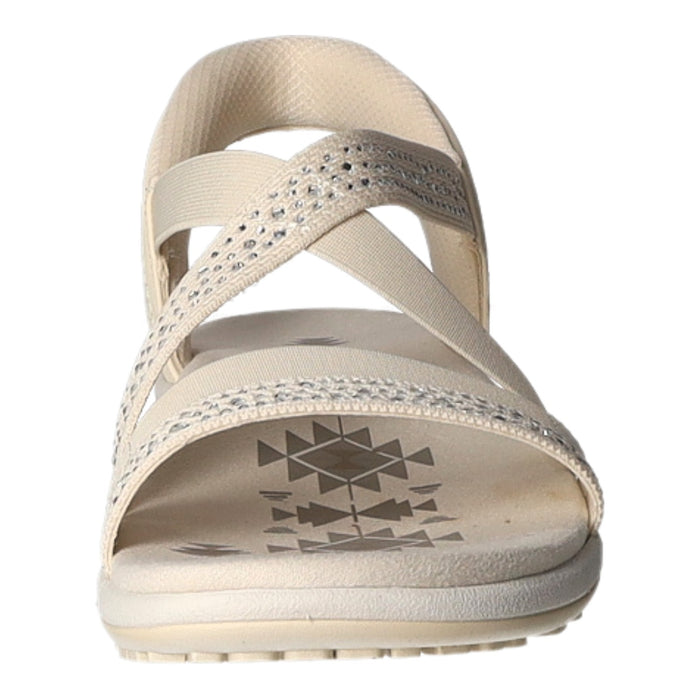 Skechers Sportliche Sandalette bis 30mm Sohlenhöhe REGGAE SLIM-SUMMER SPARKLE - SchuhEggers.de