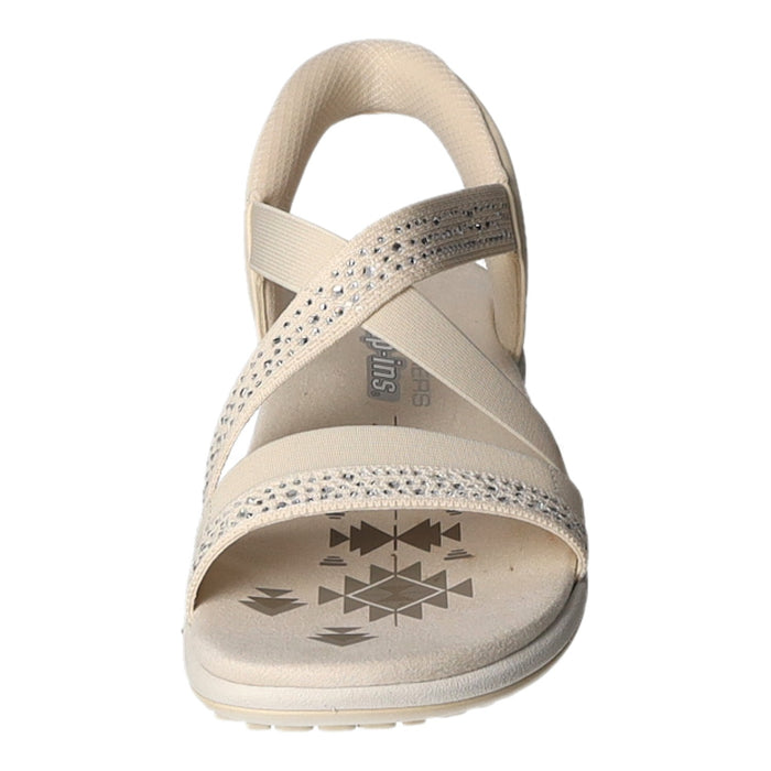 Skechers Sportliche Sandalette bis 30mm Sohlenhöhe REGGAE SLIM-SUMMER SPARKLE - SchuhEggers.de