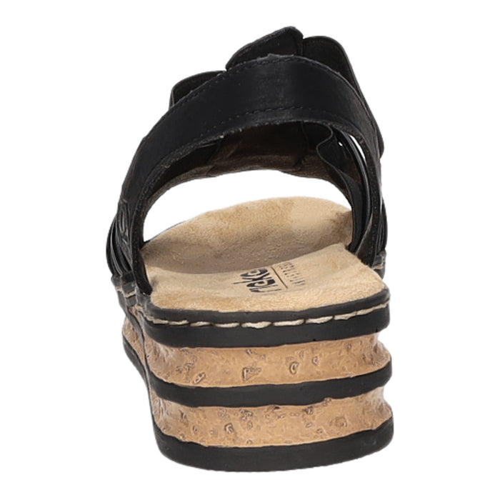 Rieker Keil Sandalette ab 30mm Sohlenhöhe