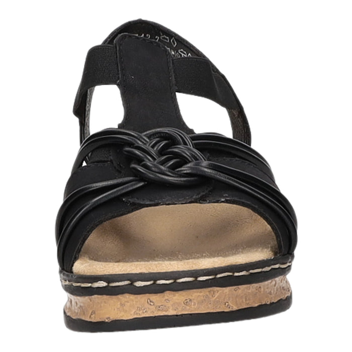 Rieker Keil Sandalette ab 30mm Sohlenhöhe