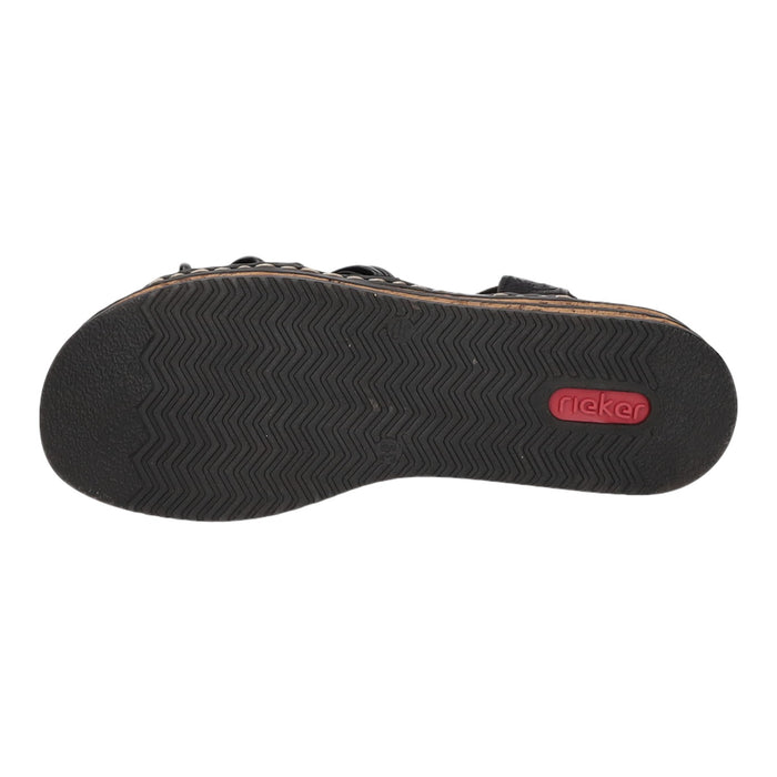 Rieker Keil Sandalette ab 30mm Sohlenhöhe