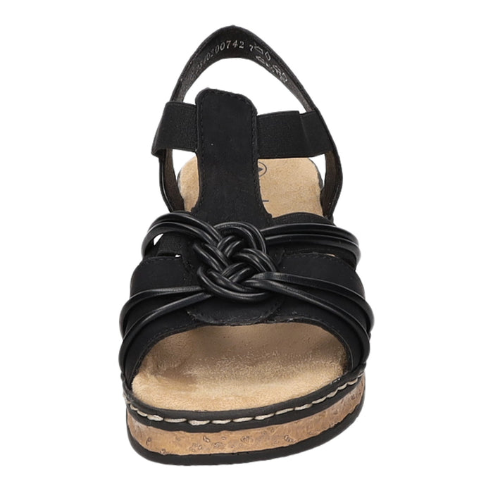 Rieker Keil Sandalette ab 30mm Sohlenhöhe