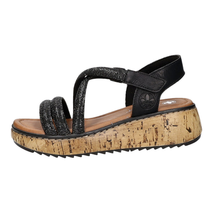 Rieker Keil Sandalette ab 30mm Sohlenhöhe - SchuhEggers.de
