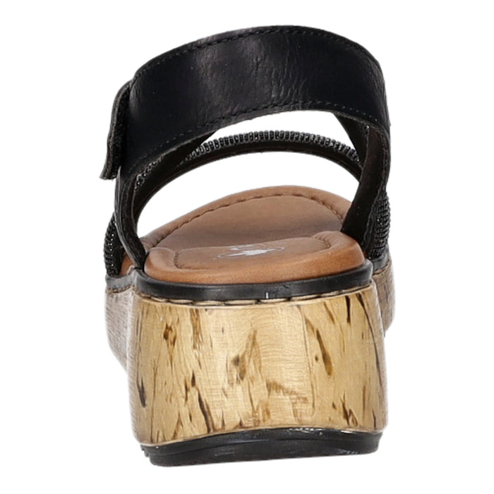 Rieker Keil Sandalette ab 30mm Sohlenhöhe - SchuhEggers.de