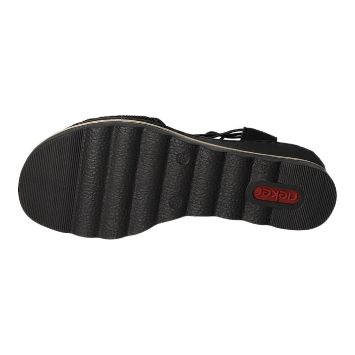 Rieker Keil Sandalette ab 30mm Sohlenhöhe - SchuhEggers.de