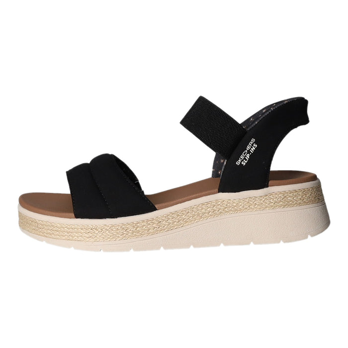 Skechers Keil Sandalette ab 30mm Sohlenhöhe BOBS SUN RAY