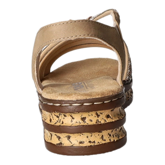 Rieker Keil Sandalette ab 30mm Sohlenhöhe - SchuhEggers.de