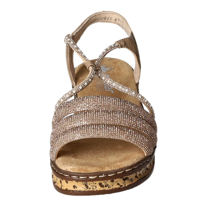 Rieker Keil Sandalette ab 30mm Sohlenhöhe - SchuhEggers.de
