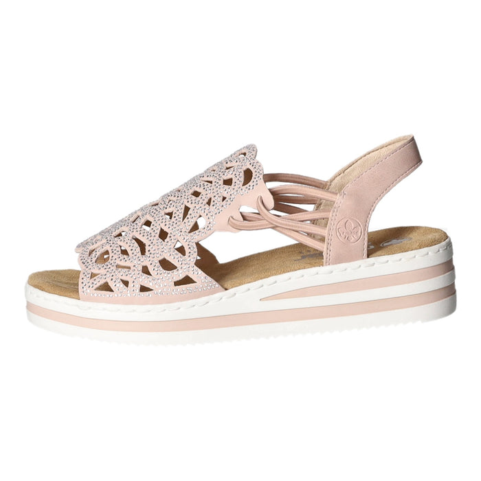 Rieker Keil Sandalette ab 30mm Sohlenhöhe - SchuhEggers.de