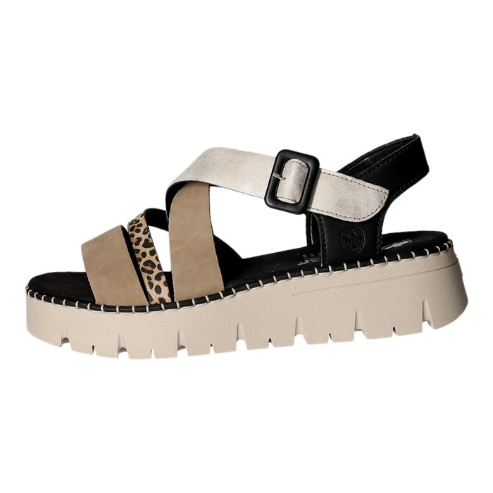 Rieker Keil Sandalette ab 30mm Sohlenhöhe - SchuhEggers.de