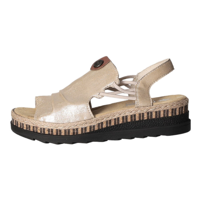 Rieker Keil Sandalette ab 30mm Sohlenhöhe - SchuhEggers.de