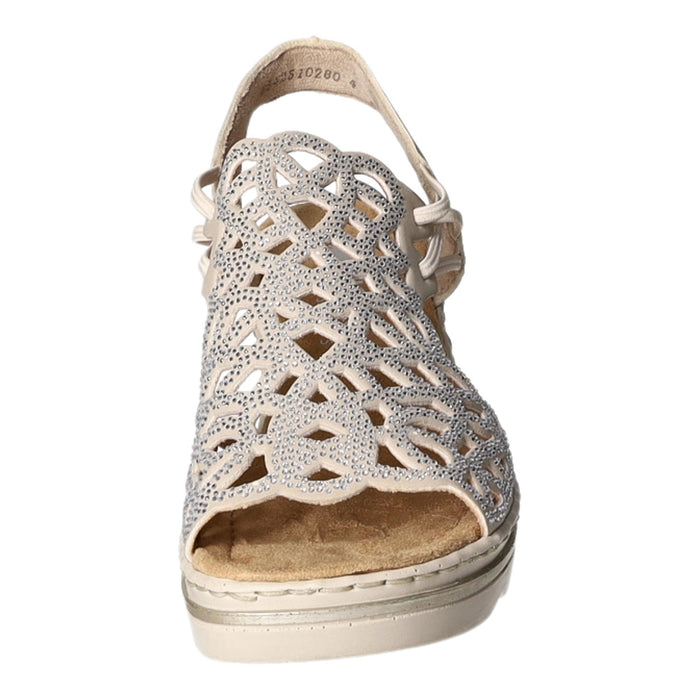 Rieker Keil Sandalette ab 30mm Sohlenhöhe - SchuhEggers.de