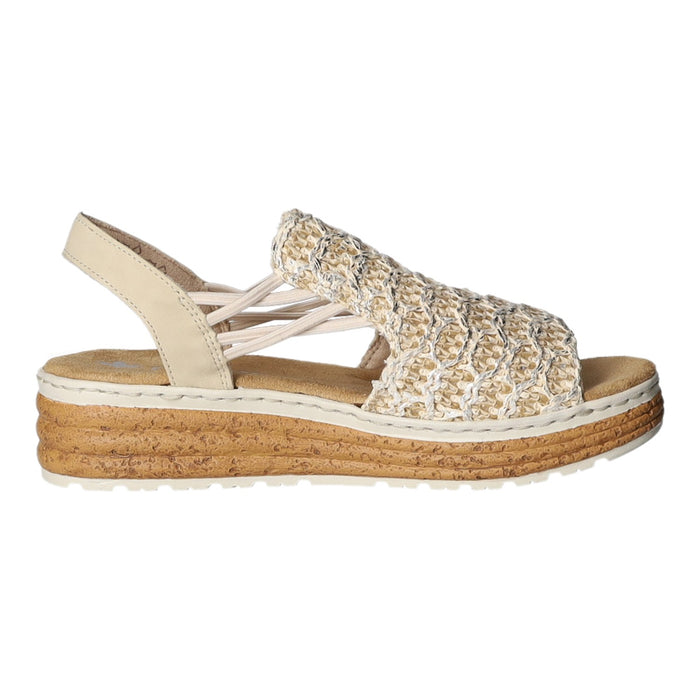 Rieker Keil Sandalette ab 30mm Sohlenhöhe - SchuhEggers.de