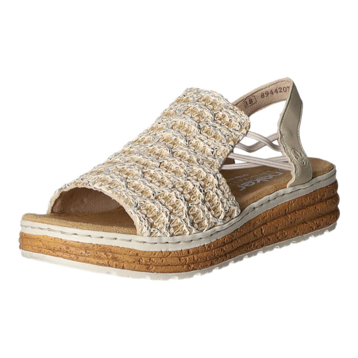 Rieker Keil Sandalette ab 30mm Sohlenhöhe - SchuhEggers.de