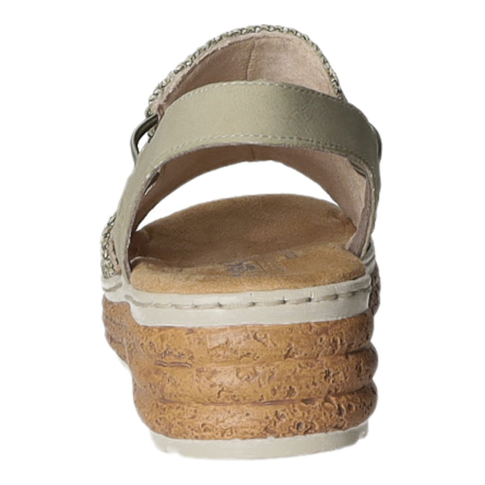 Rieker Keil Sandalette ab 30mm Sohlenhöhe - SchuhEggers.de