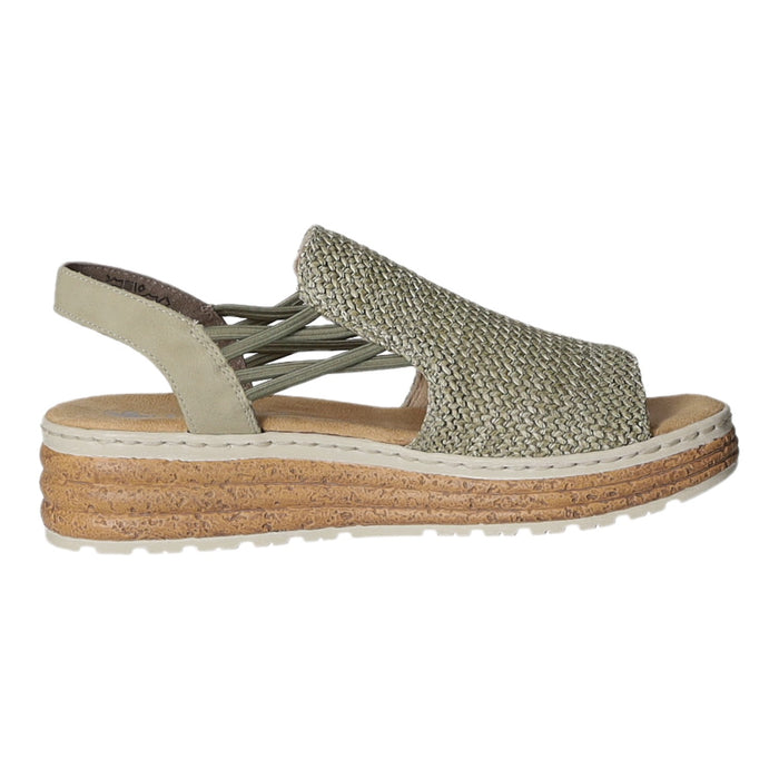 Rieker Keil Sandalette ab 30mm Sohlenhöhe - SchuhEggers.de