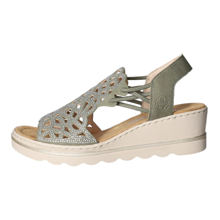 Rieker Keil Sandalette ab 30mm Sohlenhöhe - SchuhEggers.de
