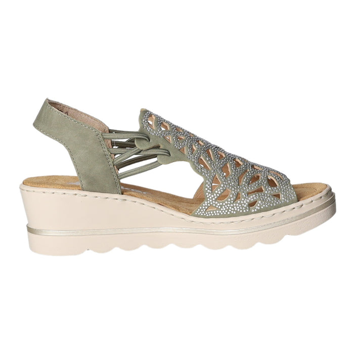 Rieker Keil Sandalette ab 30mm Sohlenhöhe - SchuhEggers.de