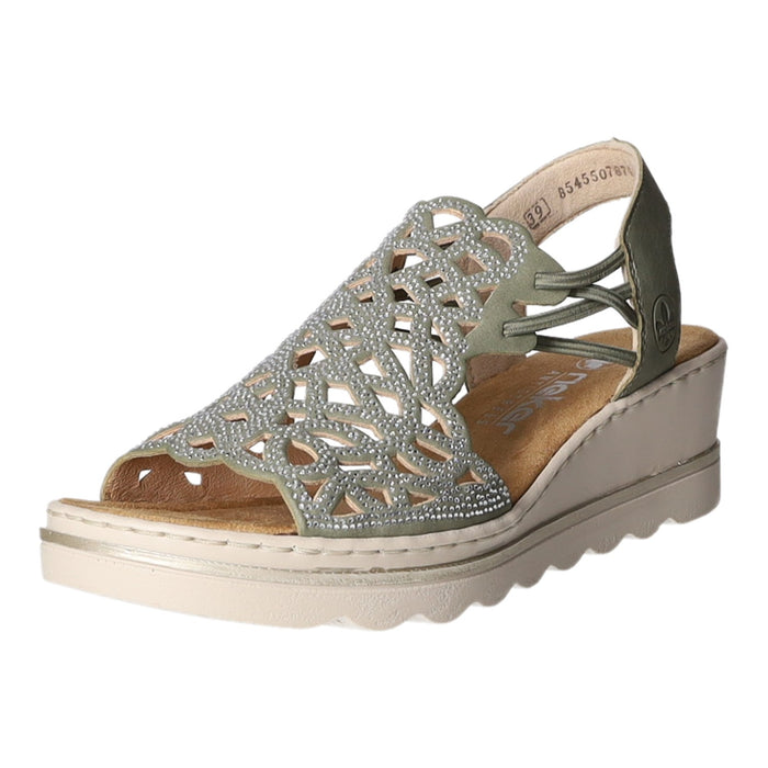 Rieker Keil Sandalette ab 30mm Sohlenhöhe - SchuhEggers.de