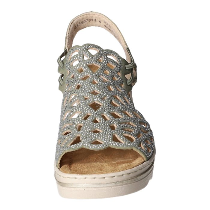 Rieker Keil Sandalette ab 30mm Sohlenhöhe - SchuhEggers.de