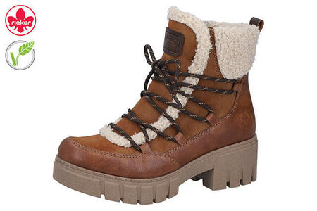 Rieker Schlupf-/Reißverschlußstiefelette Warmfutter ab 35mm Absatz