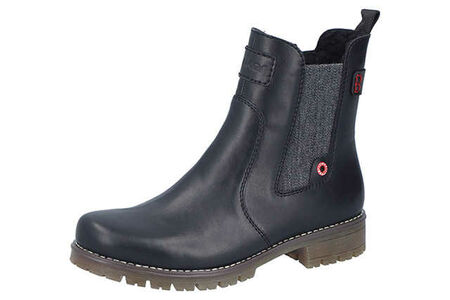 Rieker Schlupf-/Reißverschlußstiefelette Warmfutter bis 35mm Absatz (casual)