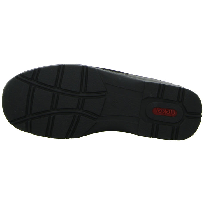 Rieker Slipper/Kletthalbschuh mit Mehrweite Freizeit (sportlicher Boden)