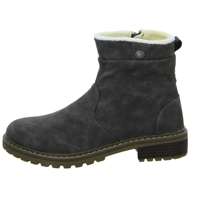 Alyssa Schlupf-/Reißverschlußstiefelette Warmfutter bis 35mm Absatz (casual) - SchuhEggers.de