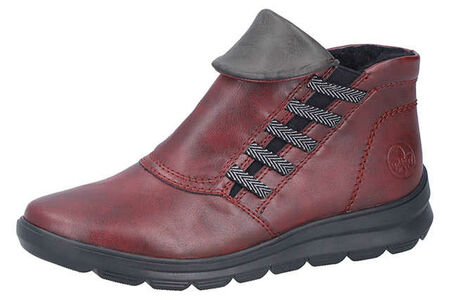 Rieker Schlupf-/Reißverschlußstiefelette Warmfutter bis 35mm Absatz (casual)