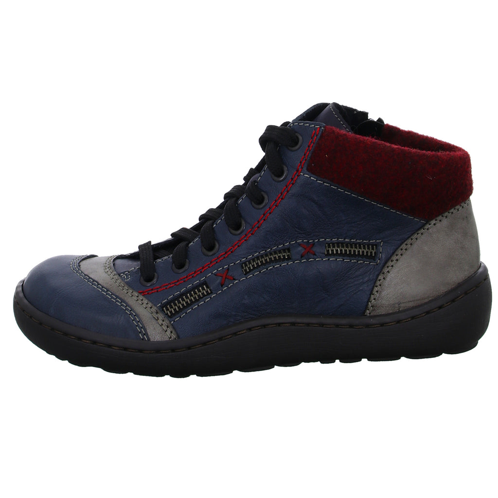 Rieker Schnürstiefelette Kaltfutter bis 35mm Absatz (casual) - SchuhEggers.de