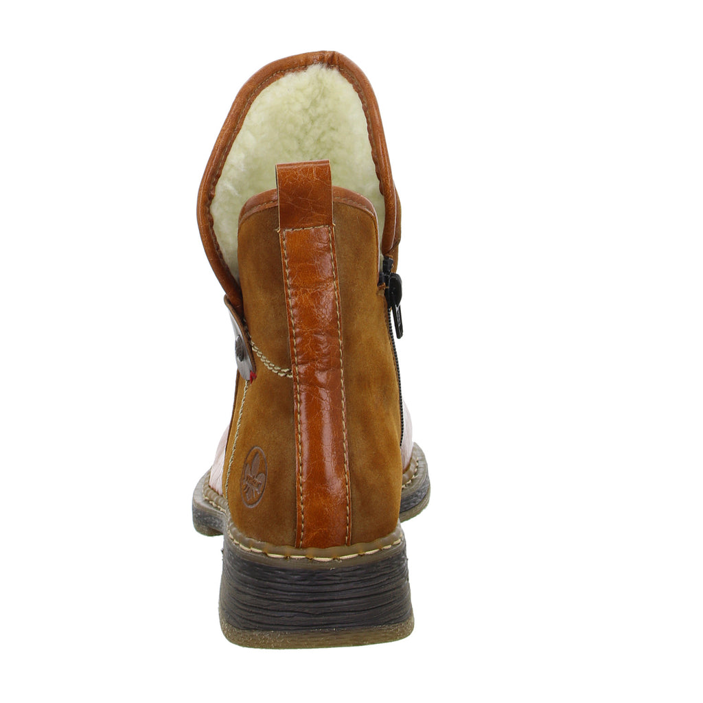 Rieker Schlupf-/Reißverschlußstiefelette Warmfutter bis 35mm Absatz (casual) - SchuhEggers.de