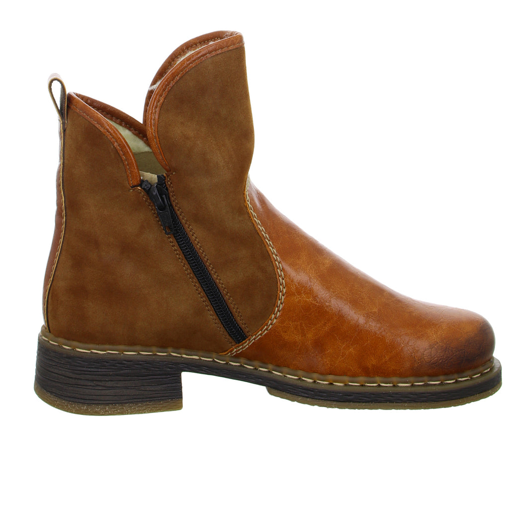 Rieker Schlupf-/Reißverschlußstiefelette Warmfutter bis 35mm Absatz (casual) - SchuhEggers.de