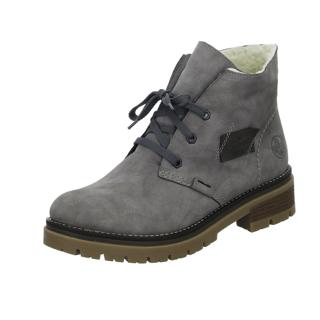 Rieker Schnürstiefelette Warmfutter bis 35mm Absatz (casual) - SchuhEggers.de